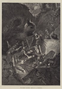De favoriet van de feeën door John Anster Fitzgerald